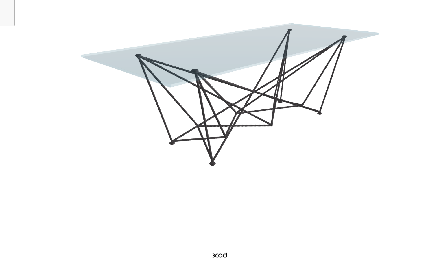 Cattelan Italia Gordon Glass Dining Table