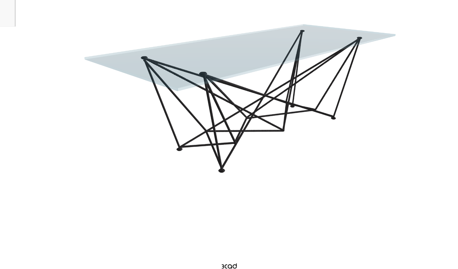 Cattelan Italia Gordon Glass Dining Table