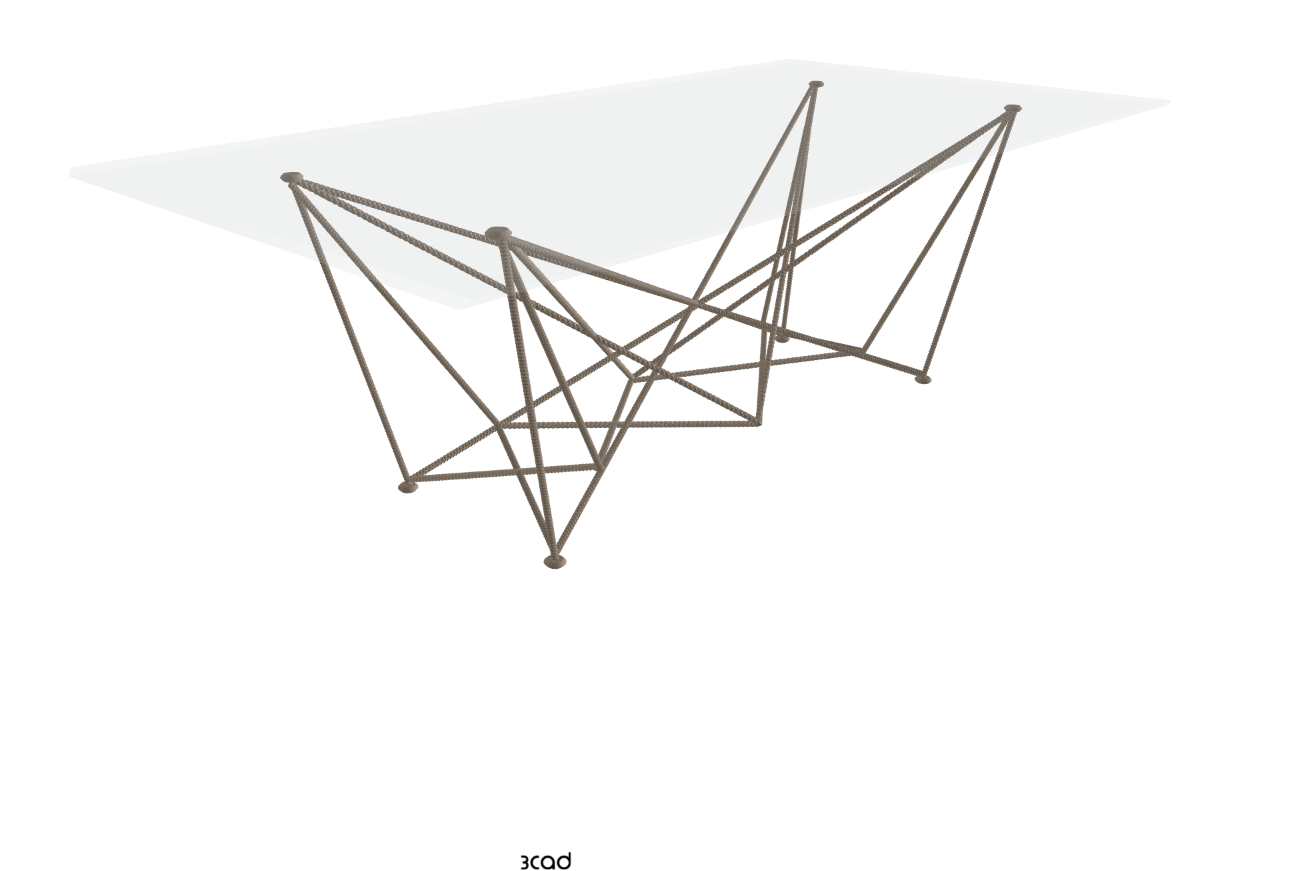 Cattelan Italia Gordon Glass Dining Table