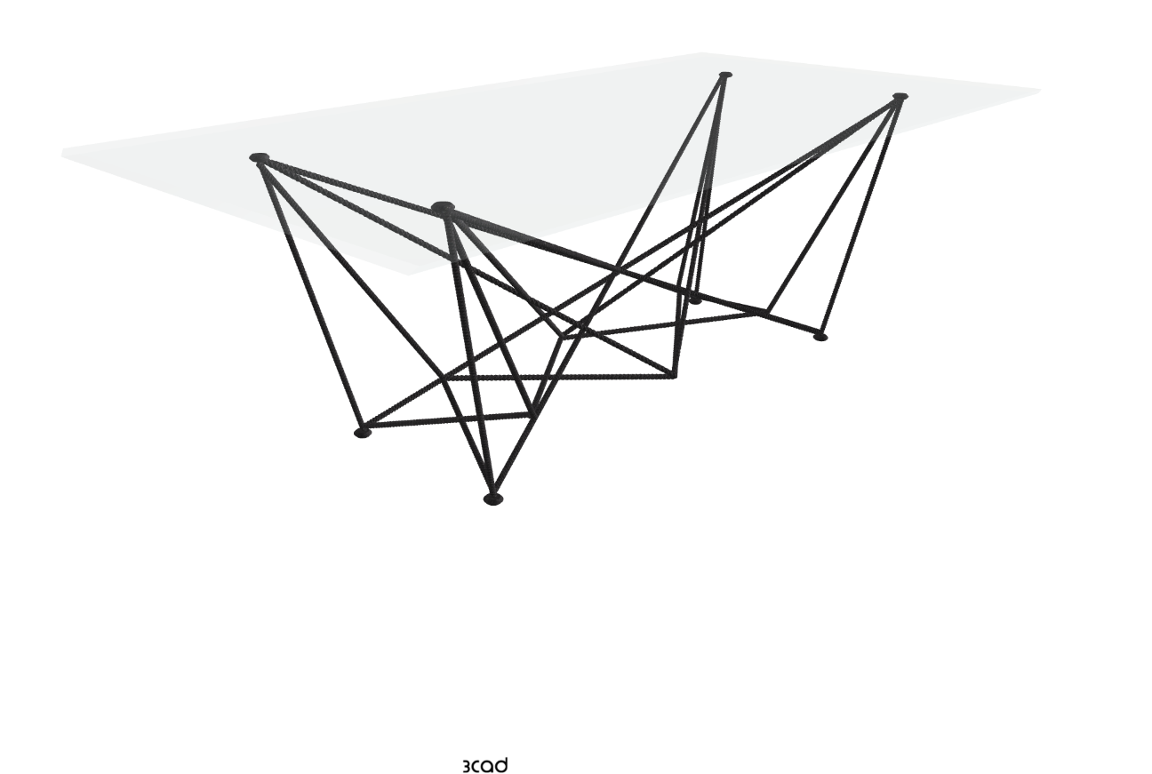 Cattelan Italia Gordon Glass Dining Table