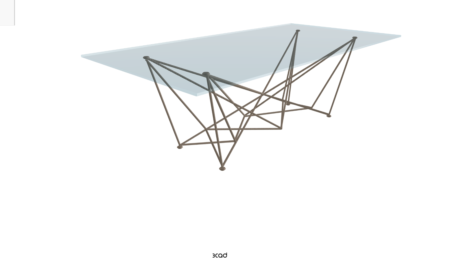 Cattelan Italia Gordon Glass Dining Table
