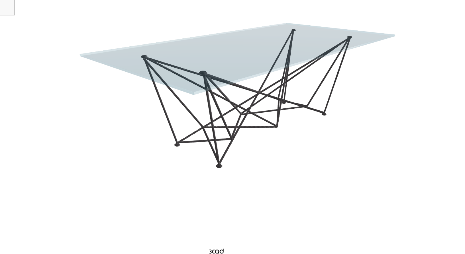 Cattelan Italia Gordon Glass Dining Table