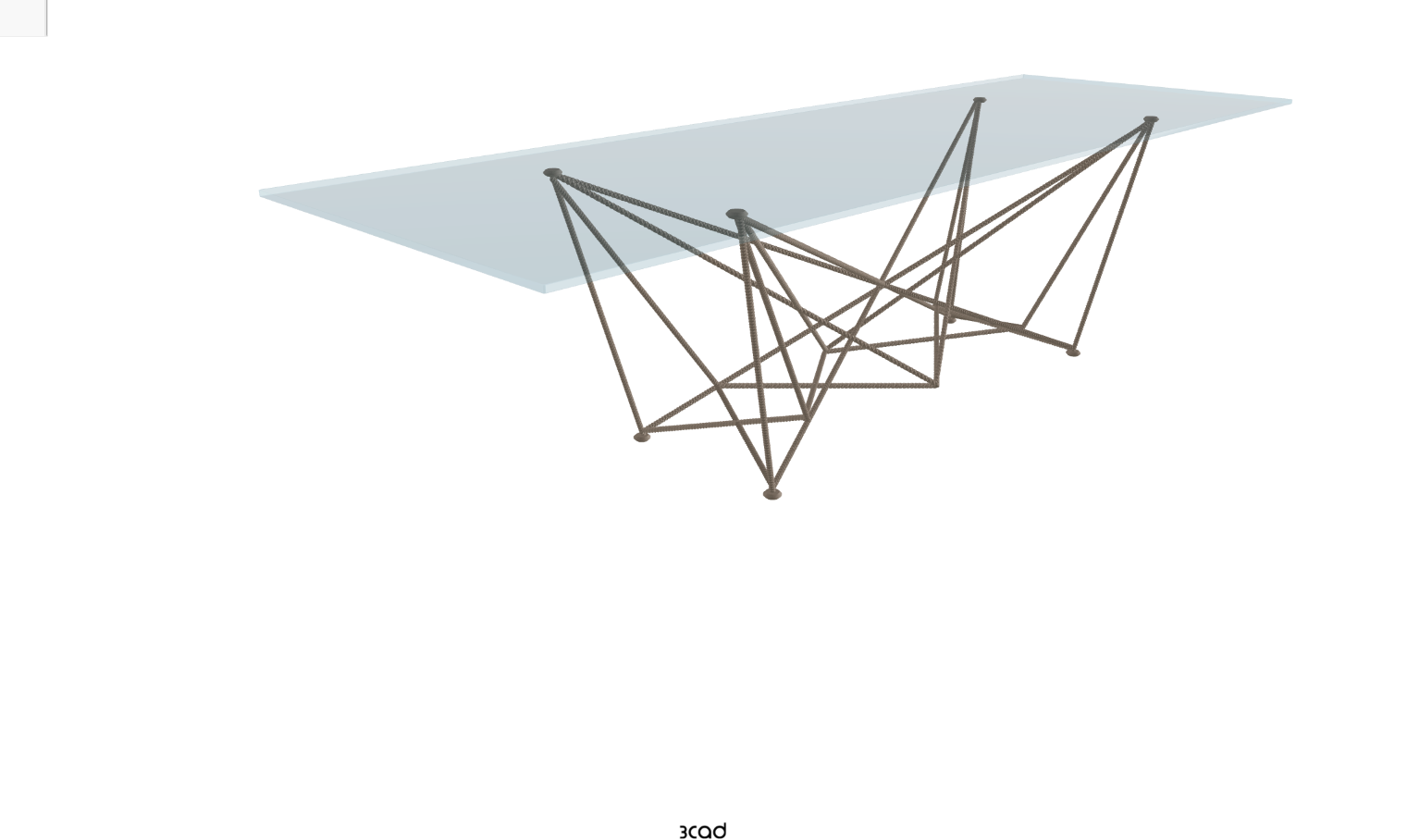 Cattelan Italia Gordon Glass Dining Table