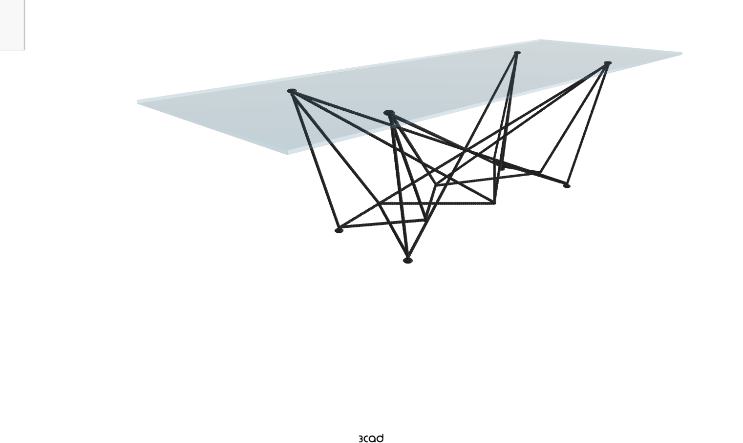 Cattelan Italia Gordon Glass Dining Table