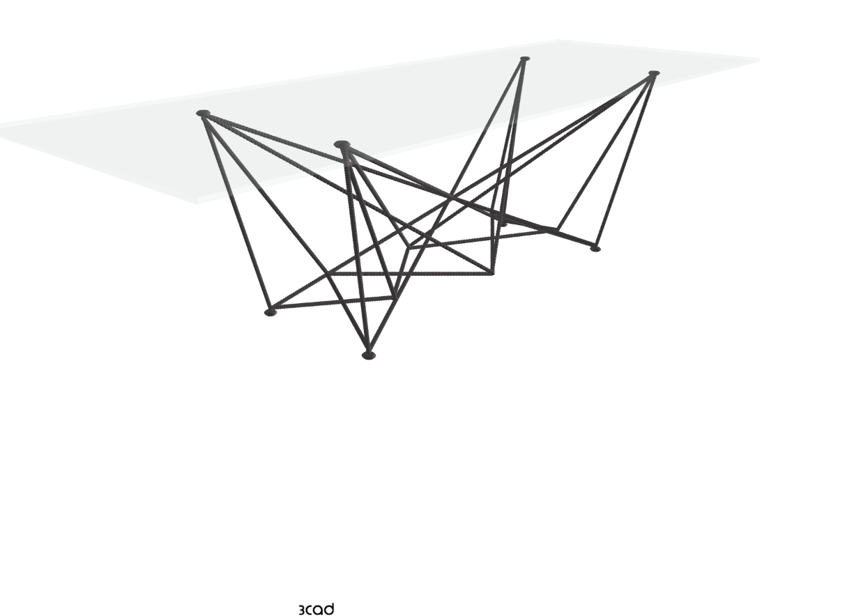 Cattelan Italia Gordon Glass Dining Table