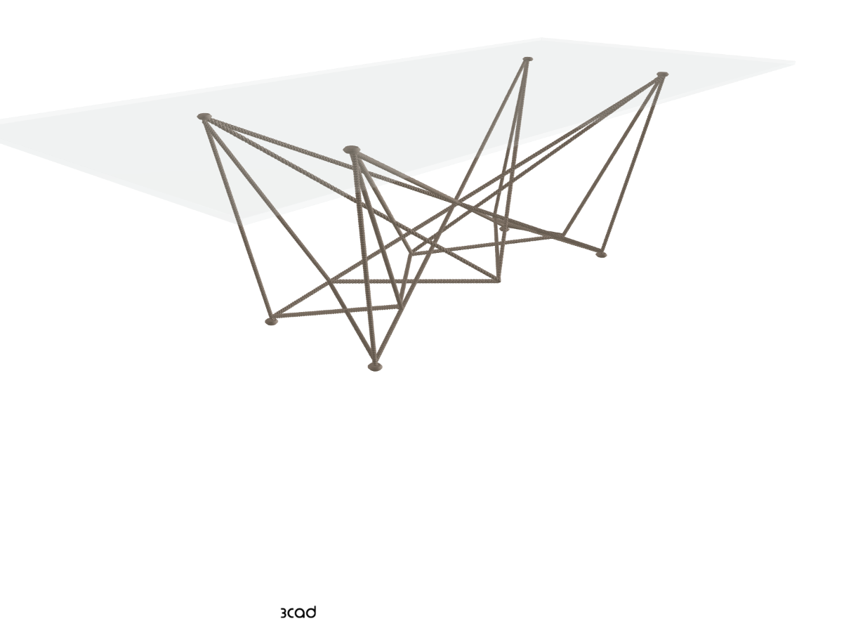 Cattelan Italia Gordon Glass Dining Table
