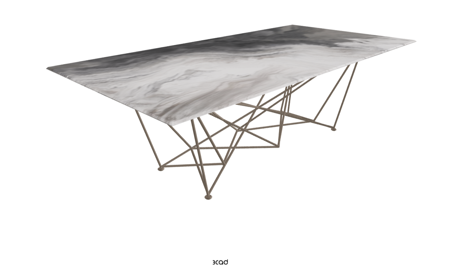 Cattelan Italia Gordon Crystalart Rectangular & Barrel-Shaped Dining Table