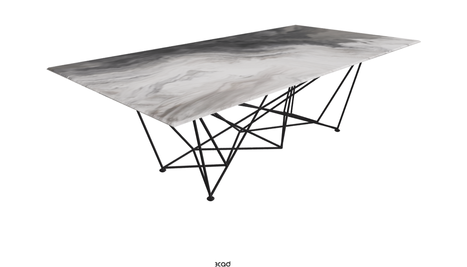 Cattelan Italia Gordon Crystalart Rectangular & Barrel-Shaped Dining Table