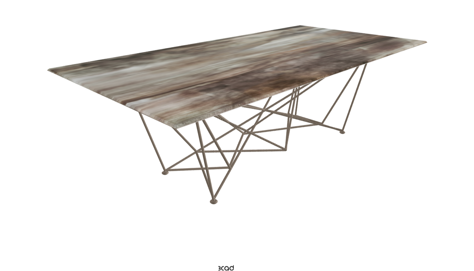 Cattelan Italia Gordon Crystalart Rectangular & Barrel-Shaped Dining Table