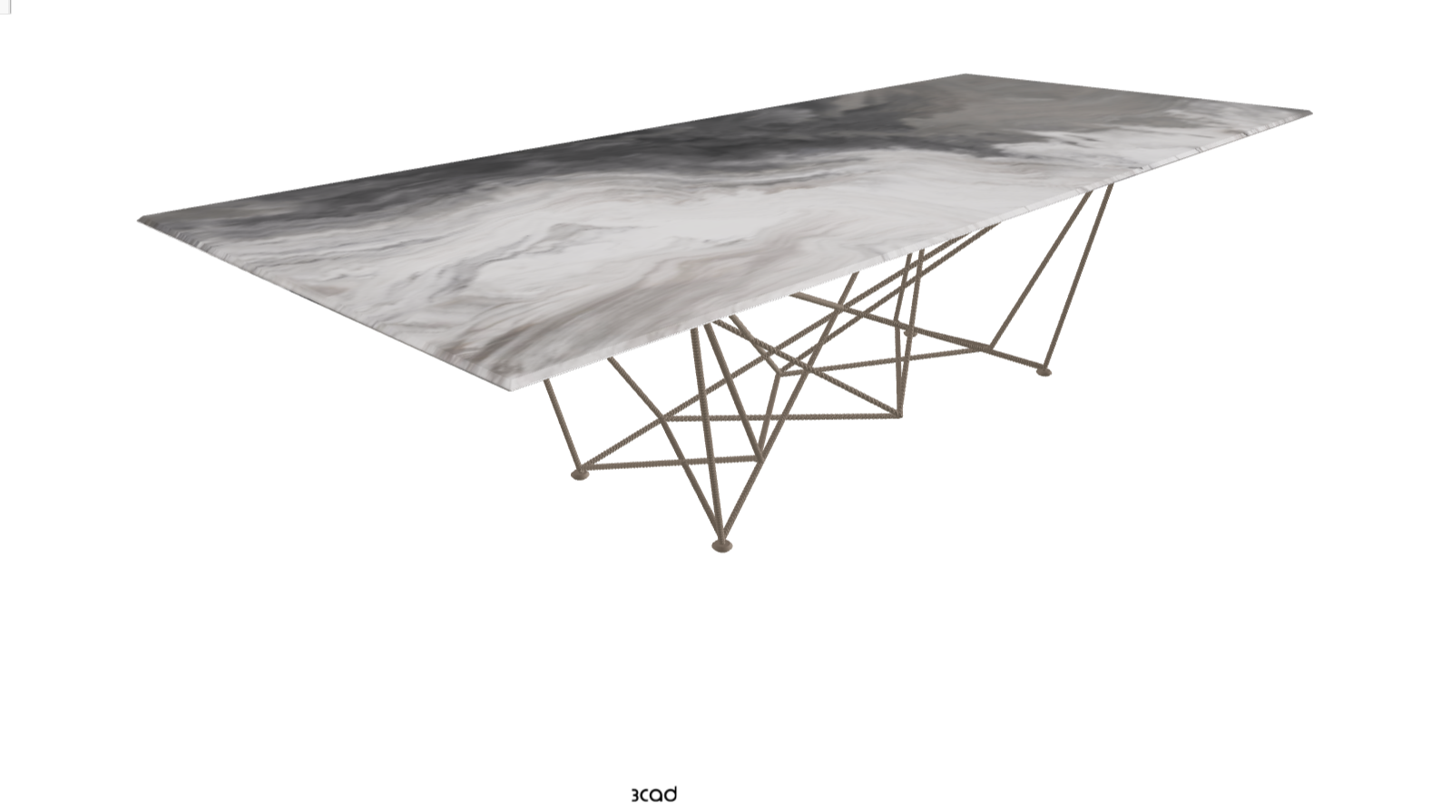Cattelan Italia Gordon Crystalart Rectangular & Barrel-Shaped Dining Table
