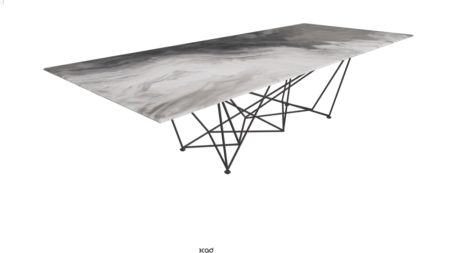 Cattelan Italia Gordon Crystalart Rectangular & Barrel-Shaped Dining Table