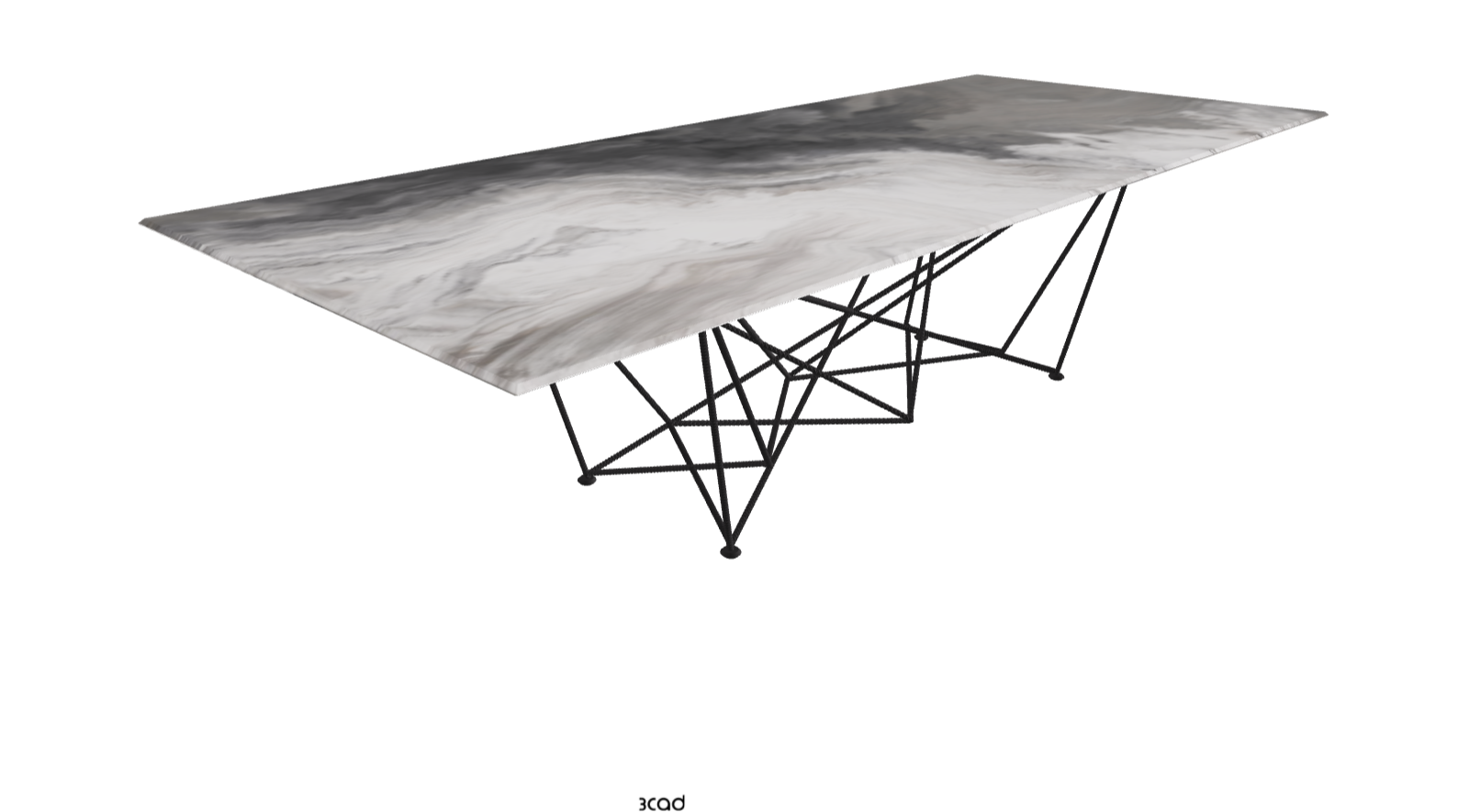 Cattelan Italia Gordon Crystalart Rectangular & Barrel-Shaped Dining Table