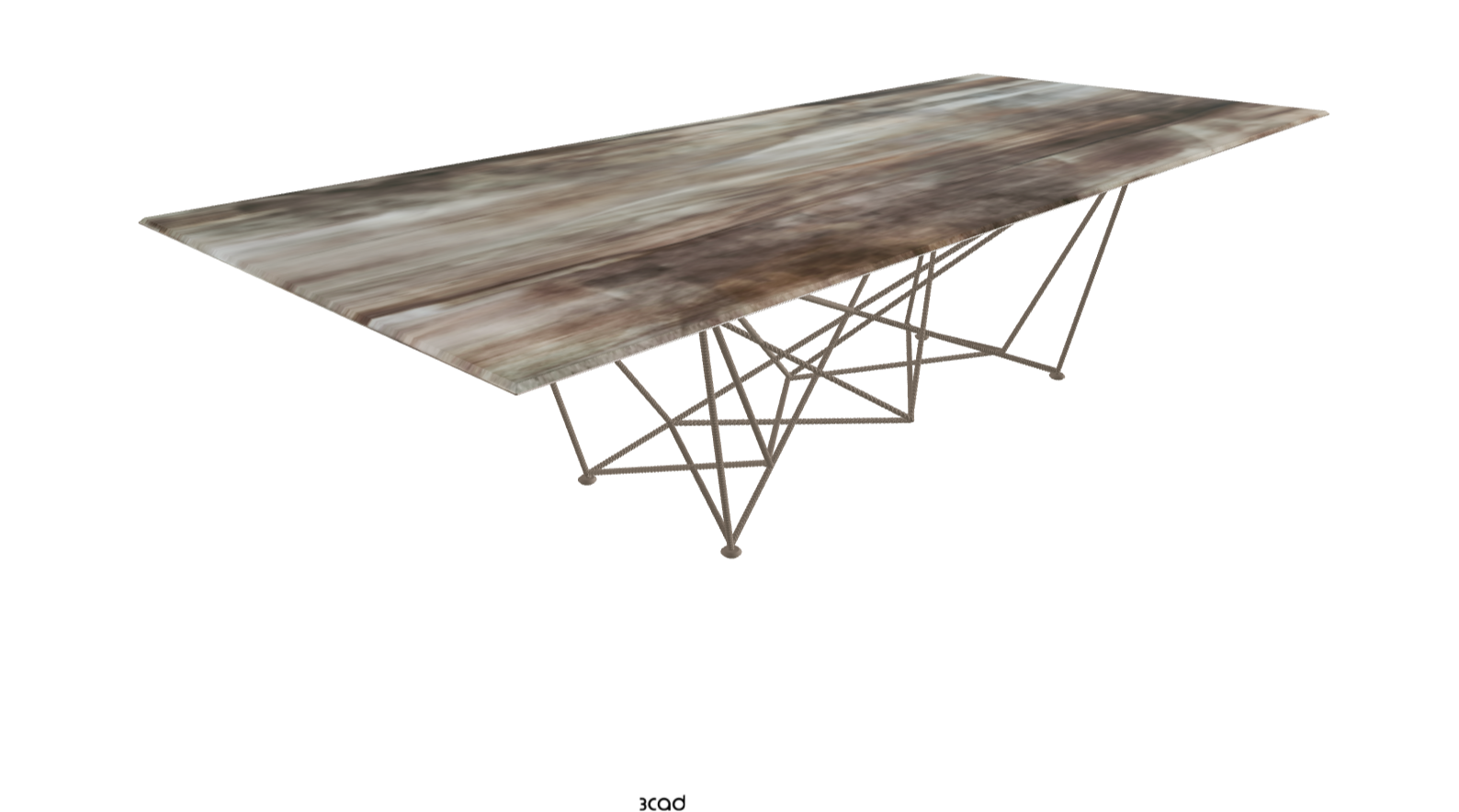 Cattelan Italia Gordon Crystalart Rectangular & Barrel-Shaped Dining Table