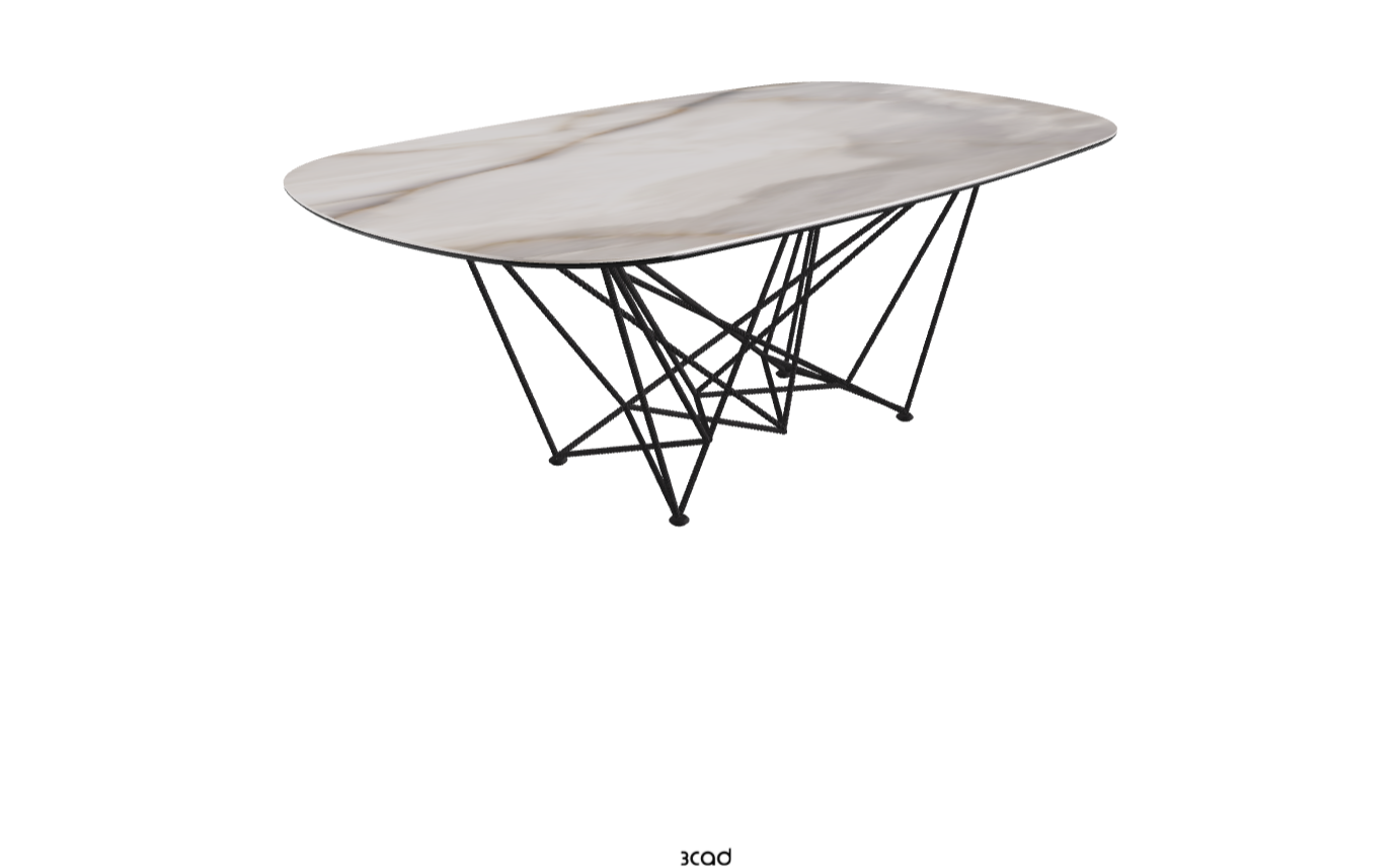 Cattelan Italia Gordon Keramik Barrel Shaped Dining Table