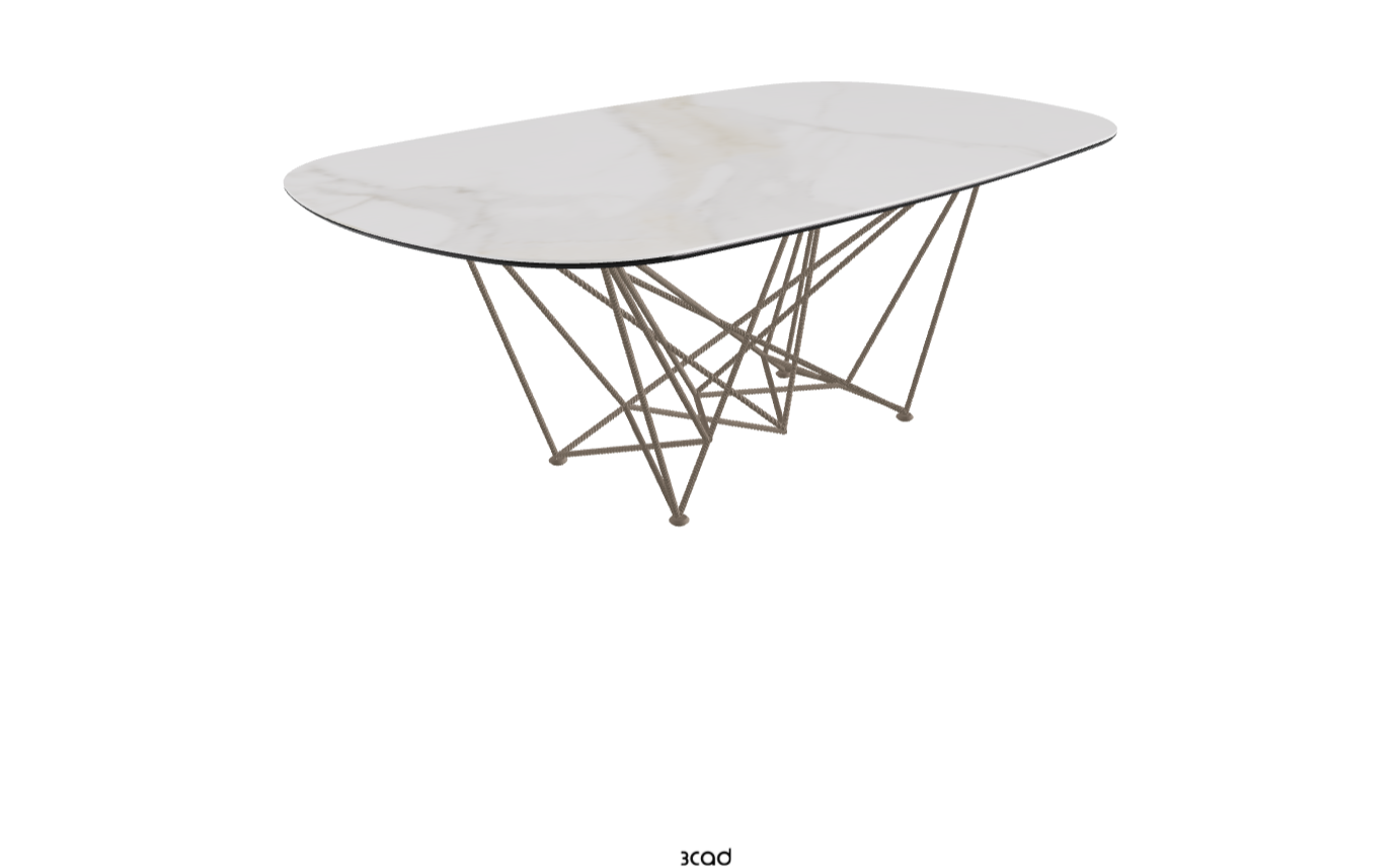 Cattelan Italia Gordon Keramik Barrel Shaped Dining Table
