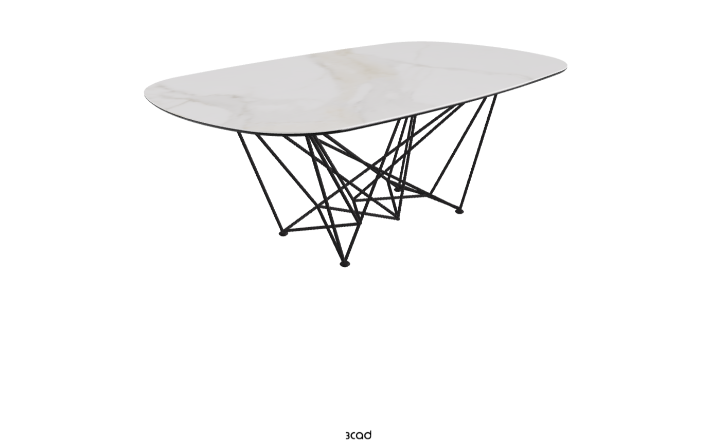 Cattelan Italia Gordon Keramik Barrel Shaped Dining Table