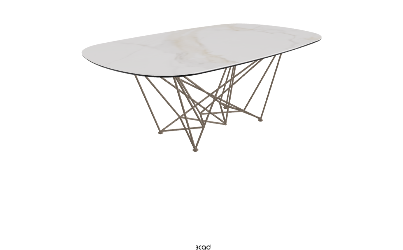 Cattelan Italia Gordon Keramik Barrel Shaped Dining Table