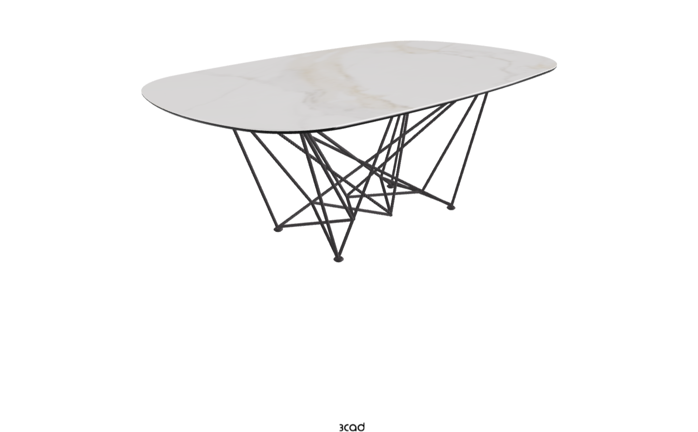 Cattelan Italia Gordon Keramik Barrel Shaped Dining Table