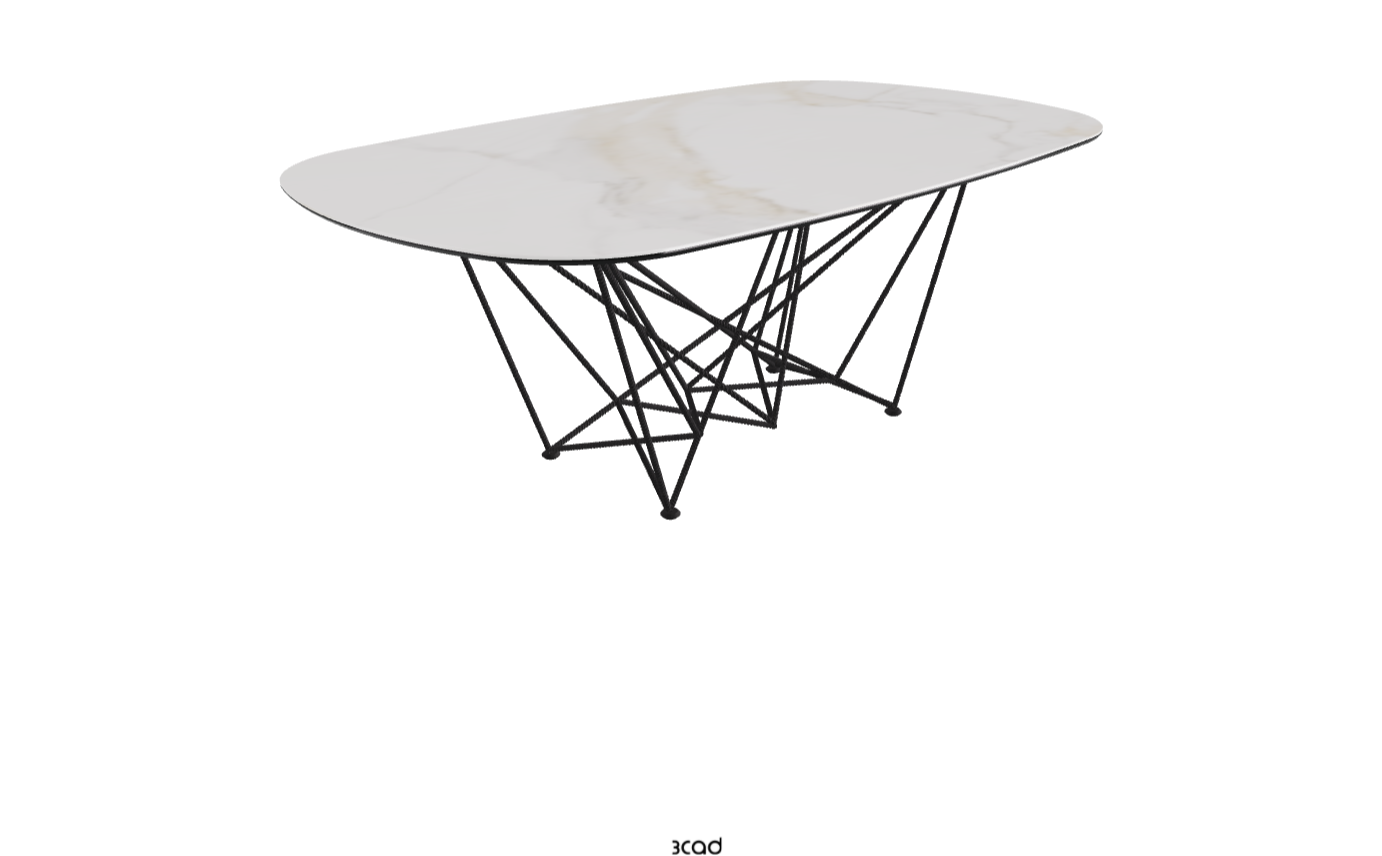 Cattelan Italia Gordon Keramik Barrel Shaped Dining Table