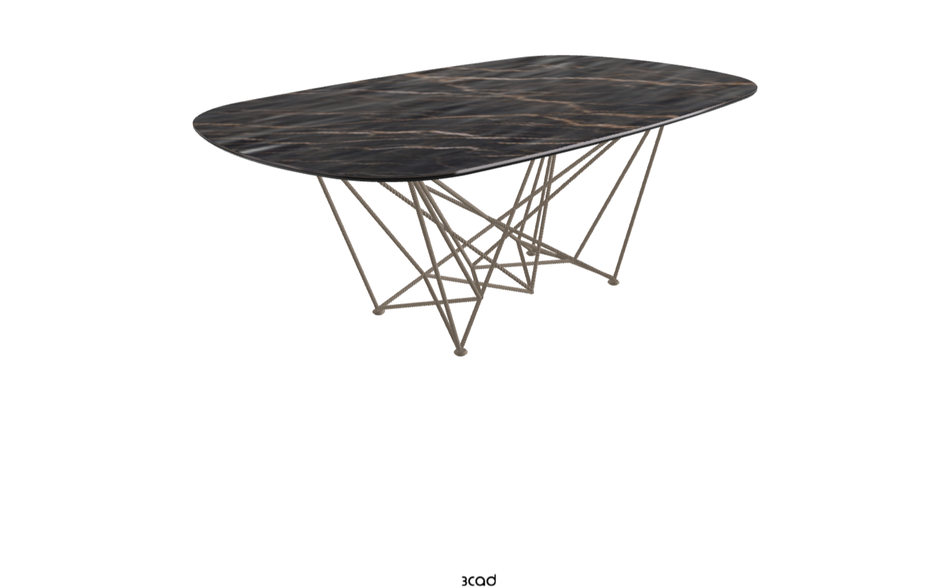 Cattelan Italia Gordon Keramik Barrel Shaped Dining Table