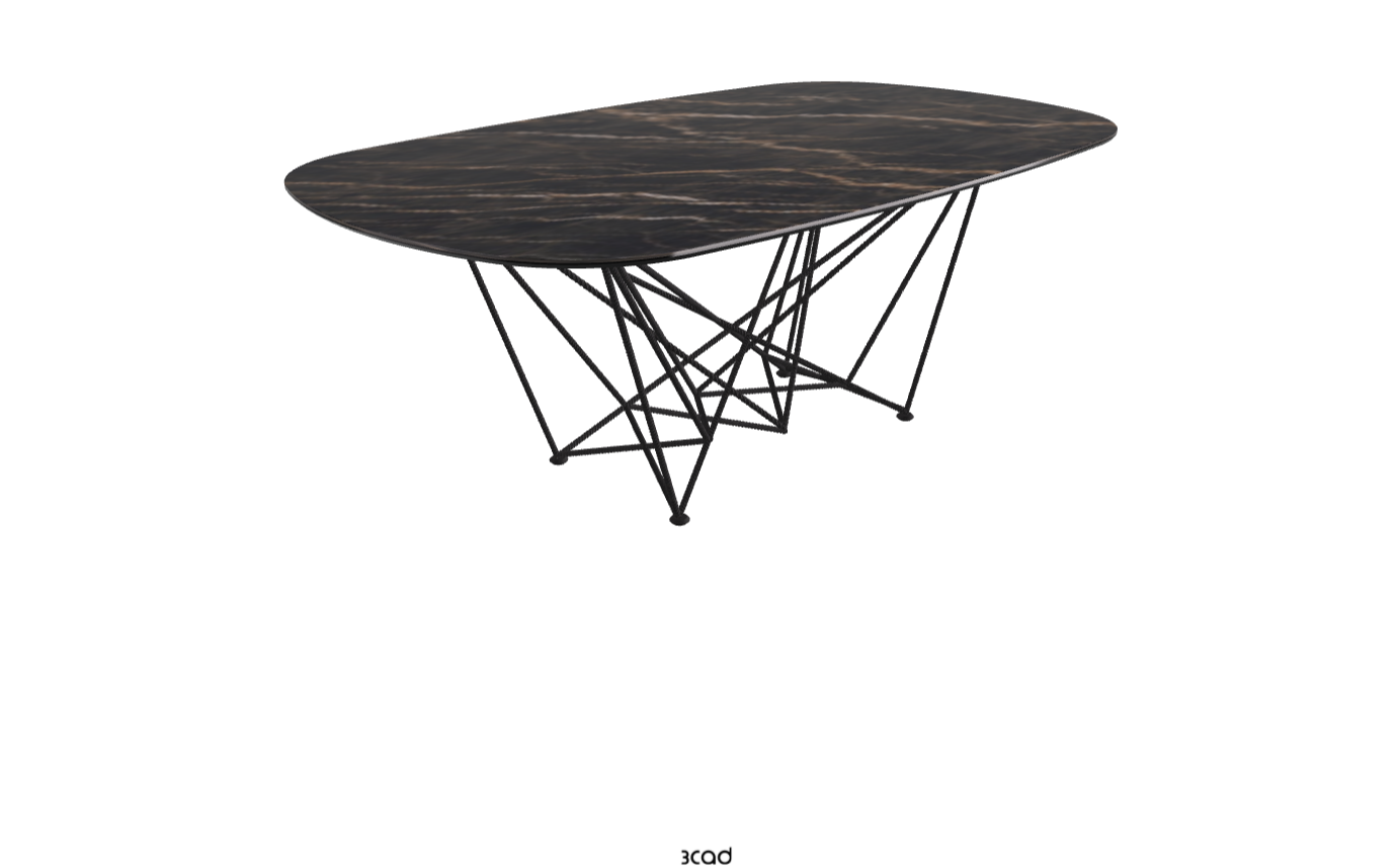 Cattelan Italia Gordon Keramik Barrel Shaped Dining Table