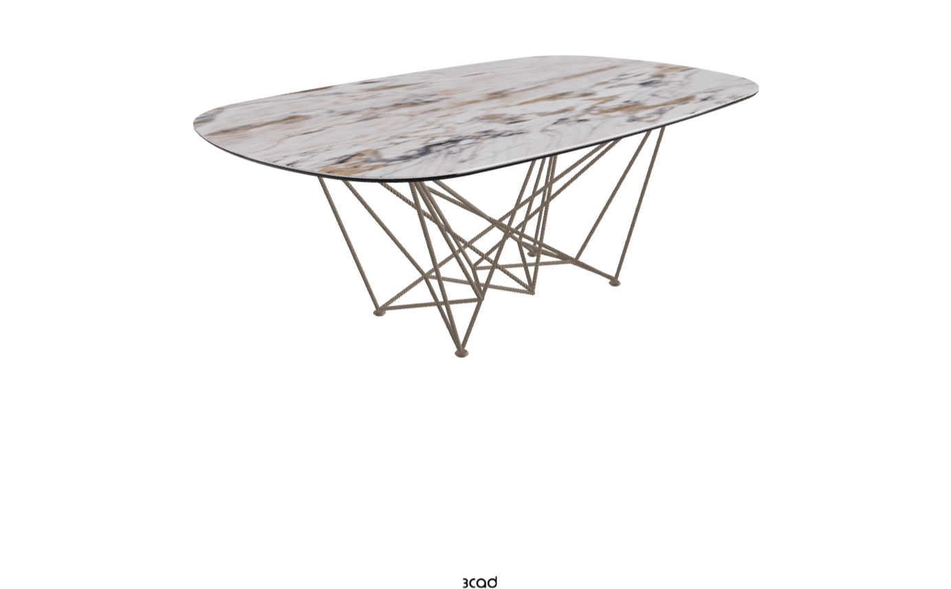 Cattelan Italia Gordon Keramik Barrel Shaped Dining Table