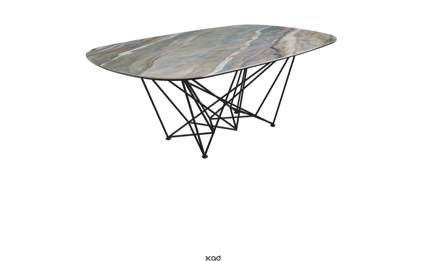 Cattelan Italia Gordon Keramik Barrel Shaped Dining Table
