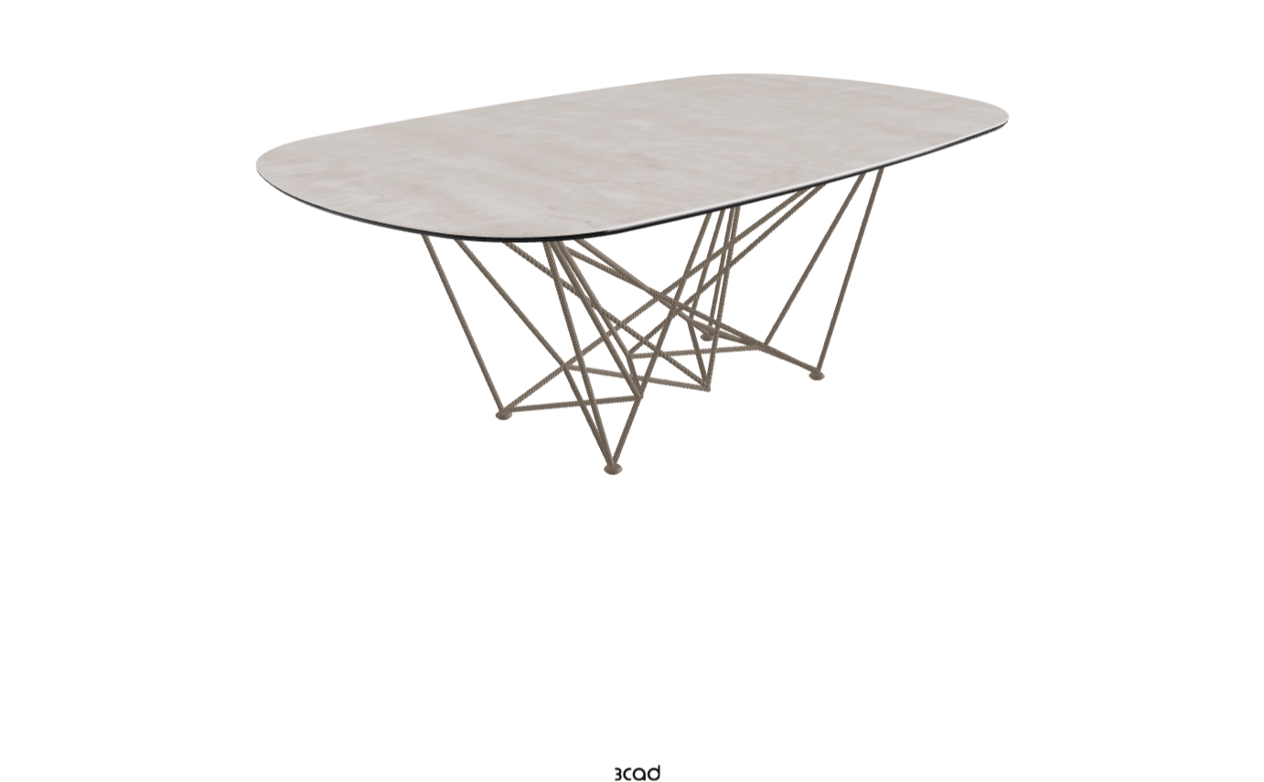 Cattelan Italia Gordon Keramik Barrel Shaped Dining Table