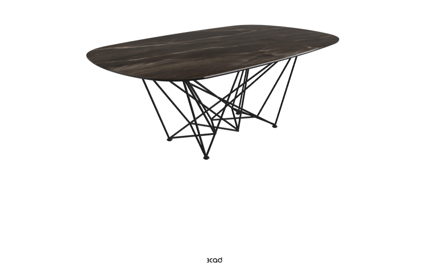Cattelan Italia Gordon Keramik Barrel Shaped Dining Table
