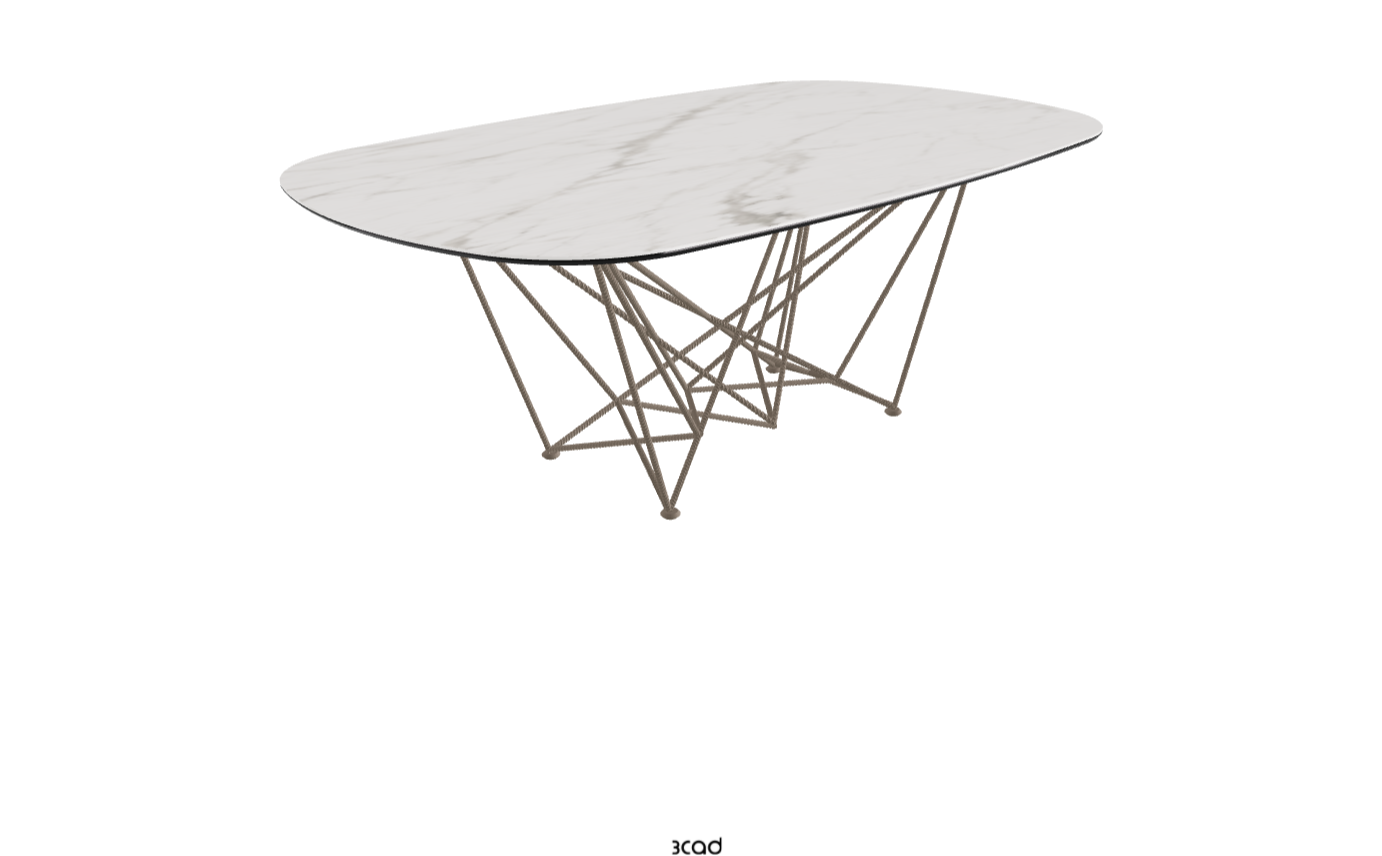 Cattelan Italia Gordon Keramik Barrel Shaped Dining Table