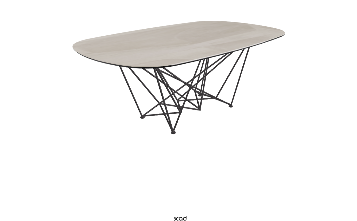 Cattelan Italia Gordon Keramik Barrel Shaped Dining Table