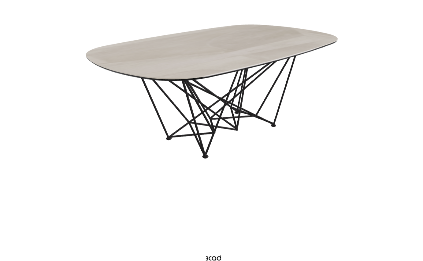 Cattelan Italia Gordon Keramik Barrel Shaped Dining Table