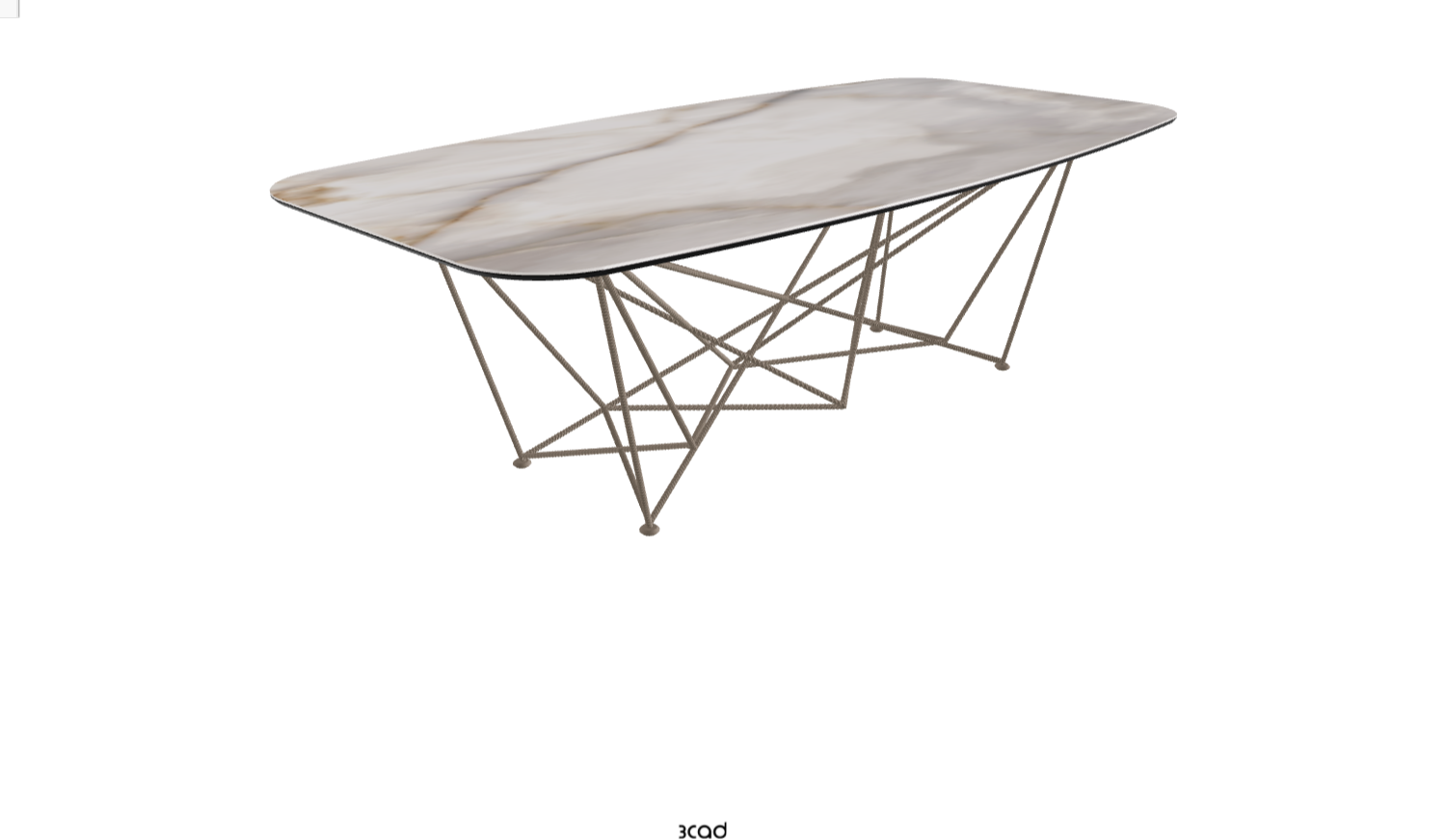 Cattelan Italia Gordon Keramik Barrel Shaped Dining Table