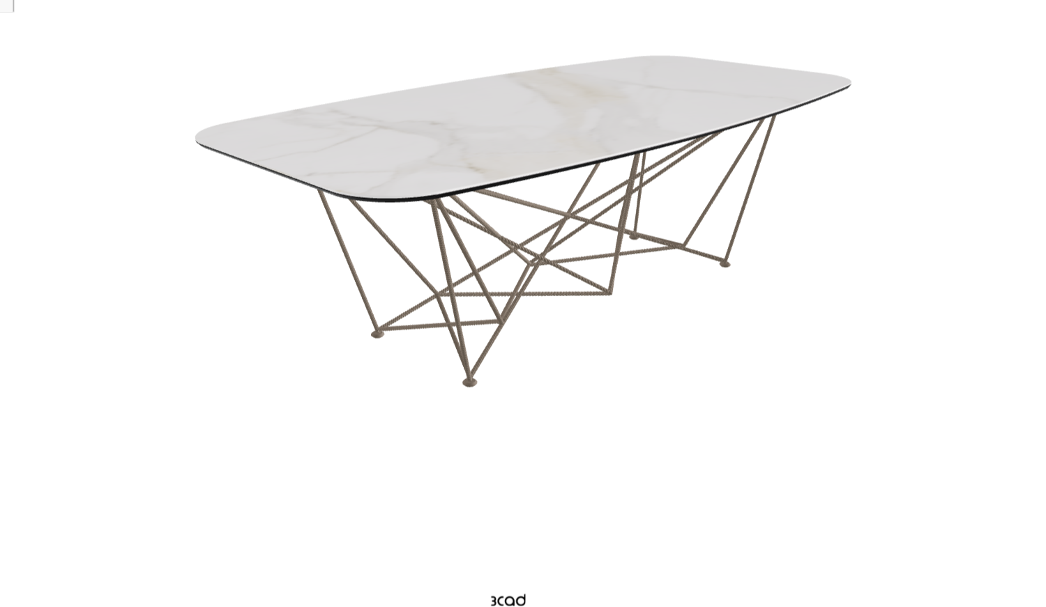 Cattelan Italia Gordon Keramik Barrel Shaped Dining Table