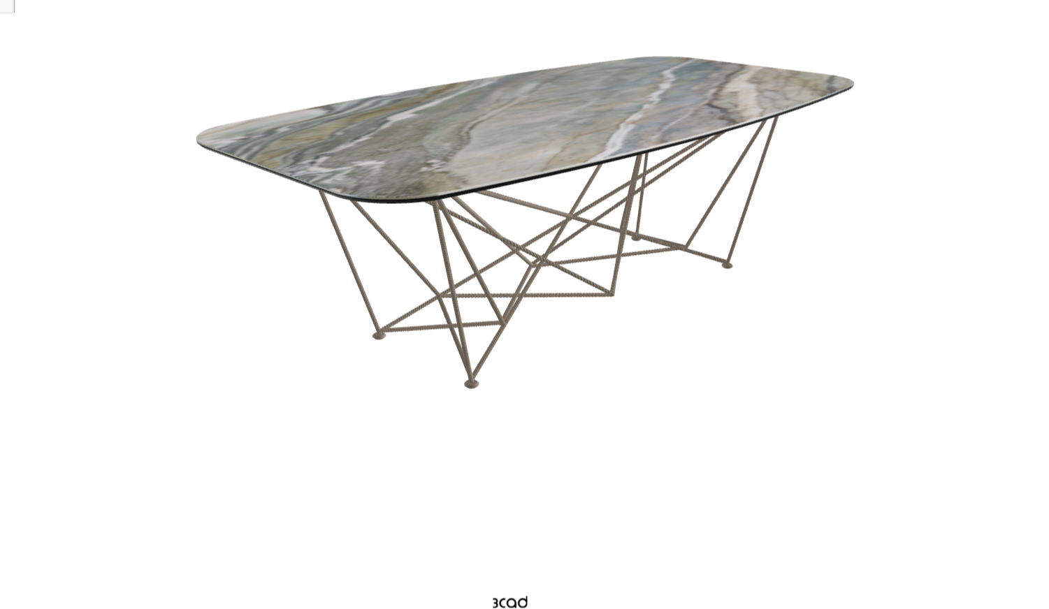 Cattelan Italia Gordon Keramik Barrel Shaped Dining Table