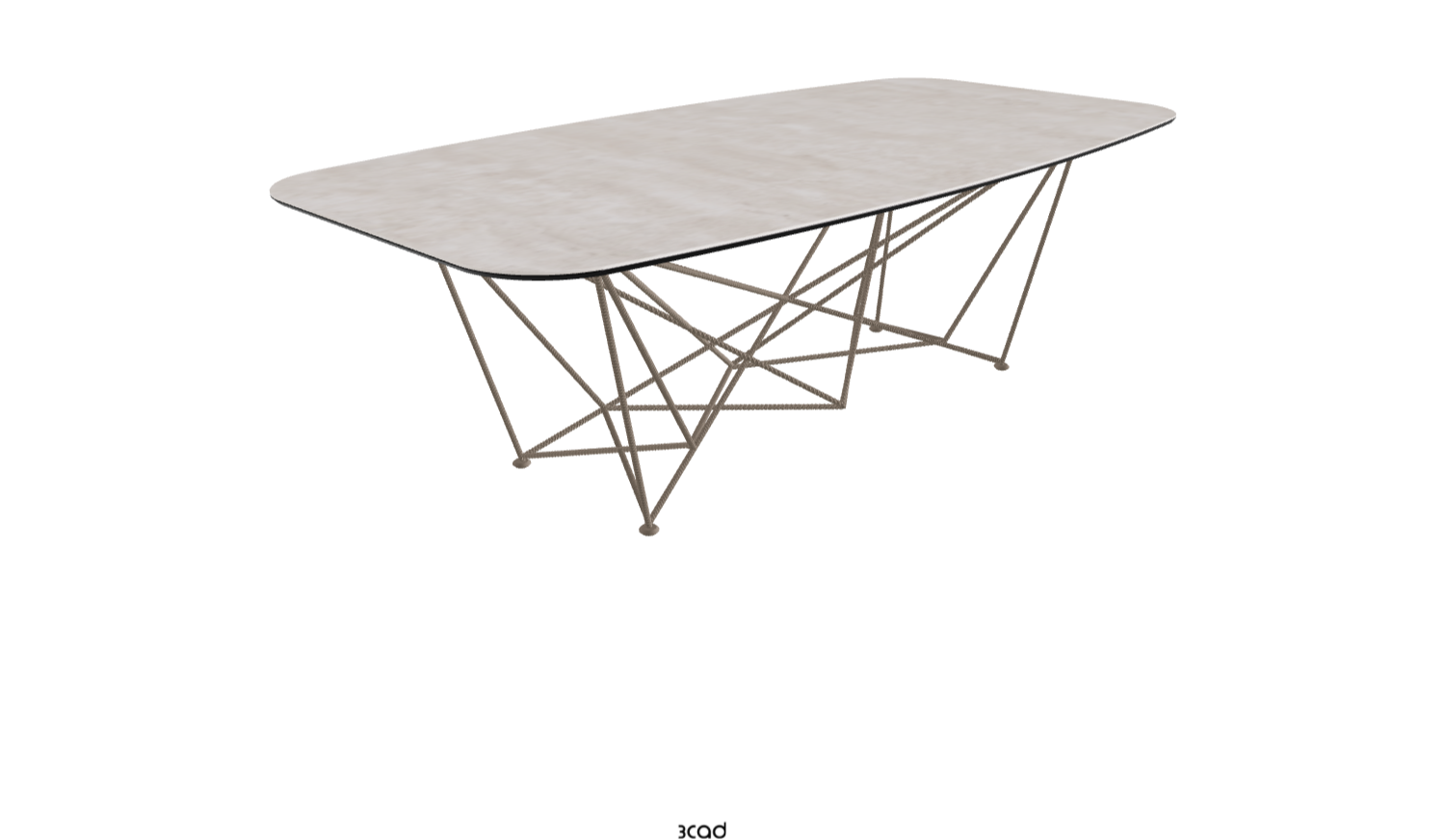 Cattelan Italia Gordon Keramik Barrel Shaped Dining Table
