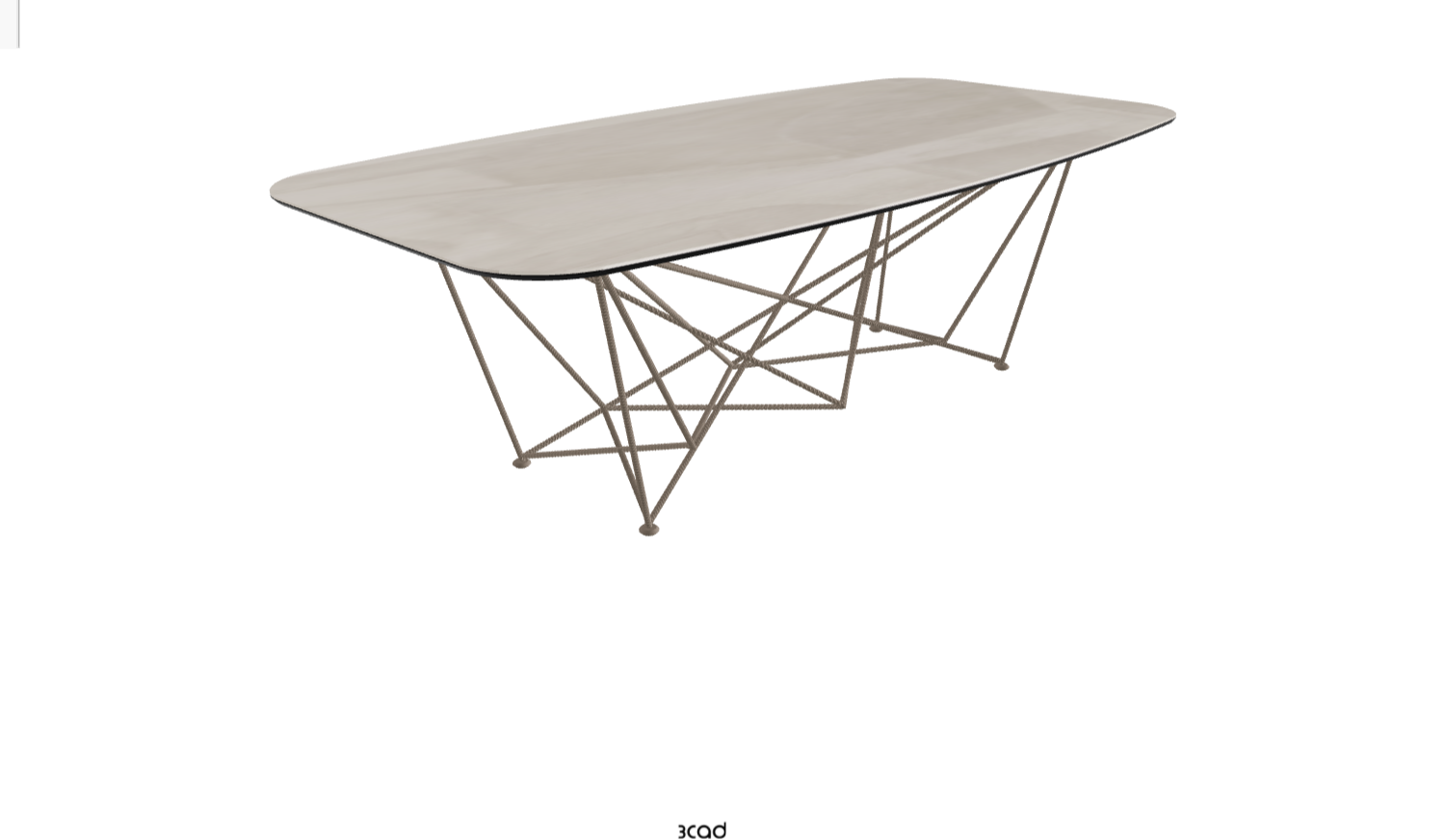 Cattelan Italia Gordon Keramik Barrel Shaped Dining Table