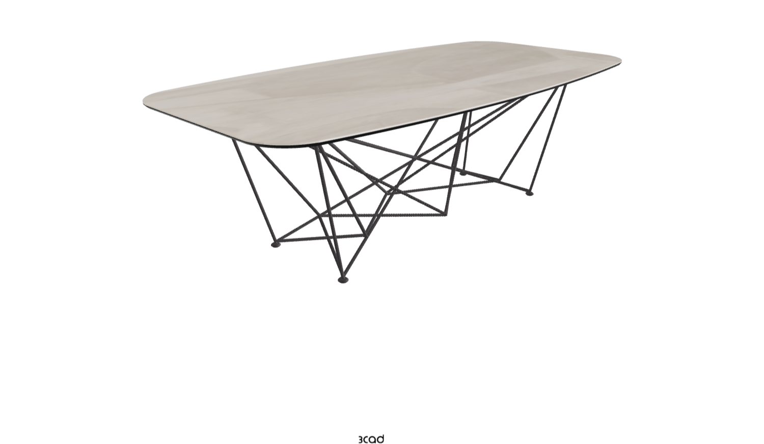 Cattelan Italia Gordon Keramik Barrel Shaped Dining Table