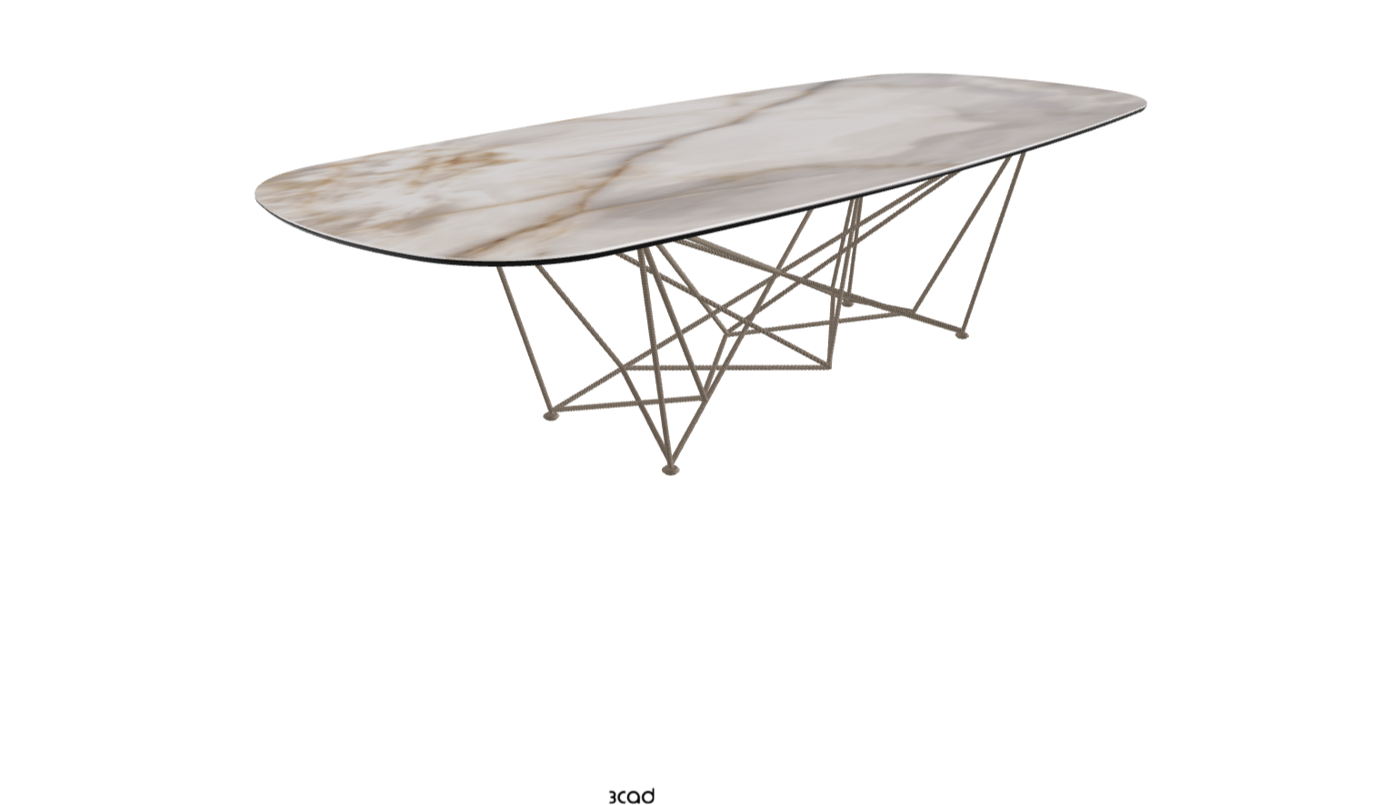 Cattelan Italia Gordon Keramik Barrel Shaped Dining Table
