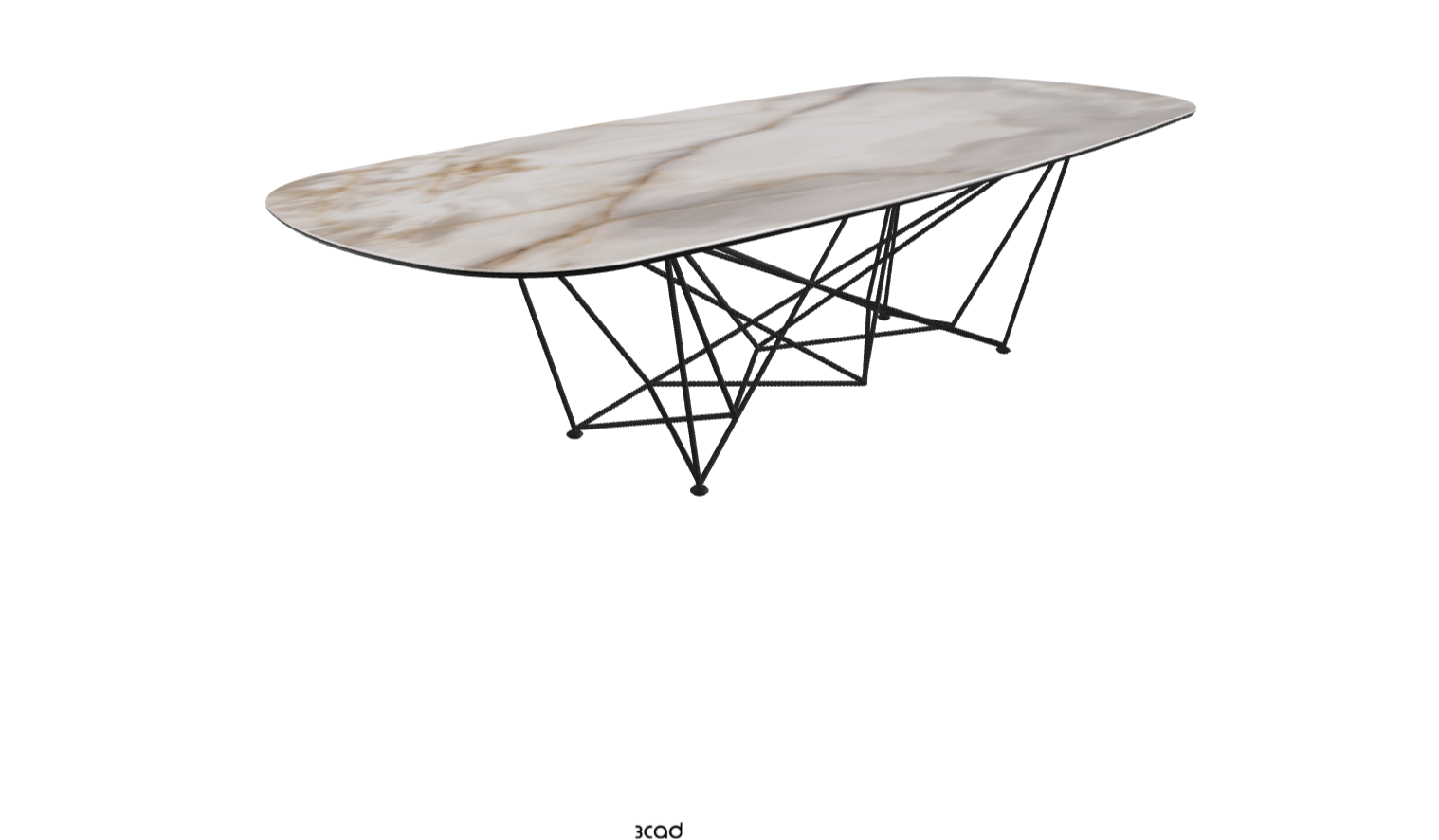 Cattelan Italia Gordon Keramik Barrel Shaped Dining Table