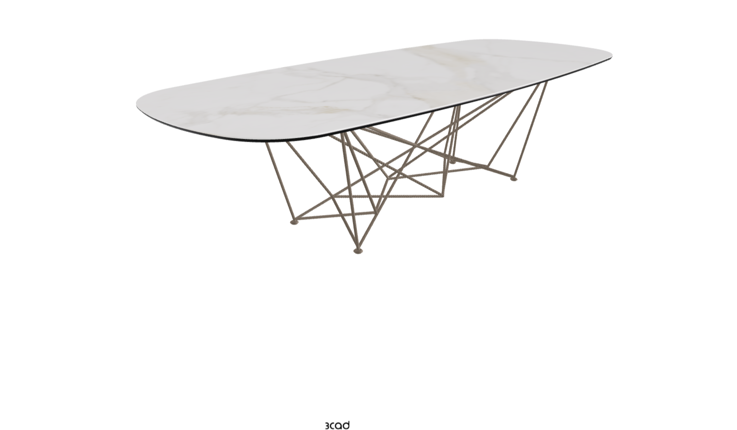 Cattelan Italia Gordon Keramik Barrel Shaped Dining Table