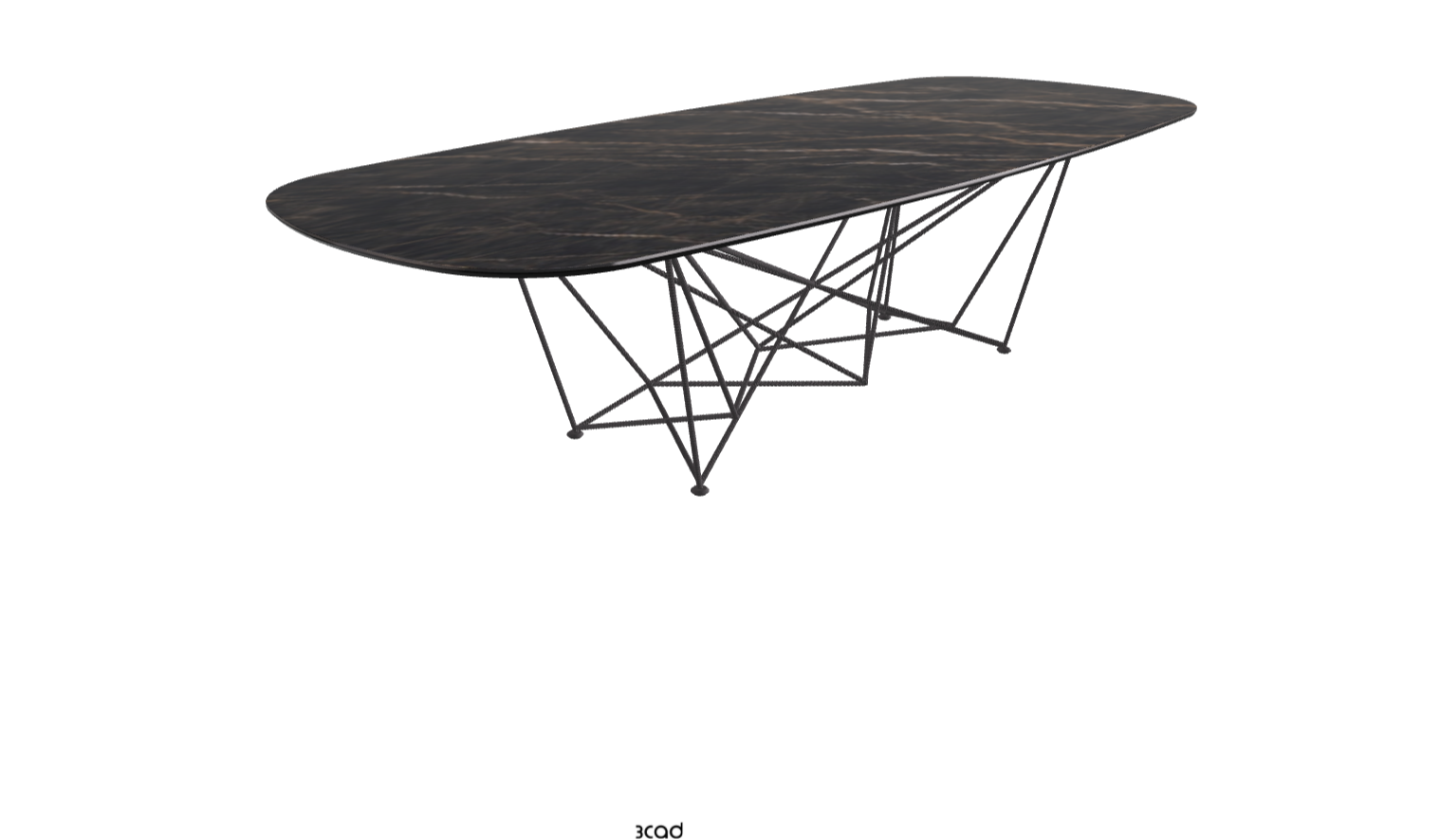 Cattelan Italia Gordon Keramik Barrel Shaped Dining Table
