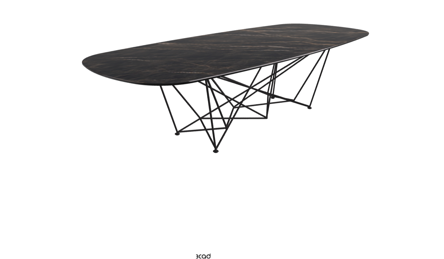 Cattelan Italia Gordon Keramik Barrel Shaped Dining Table