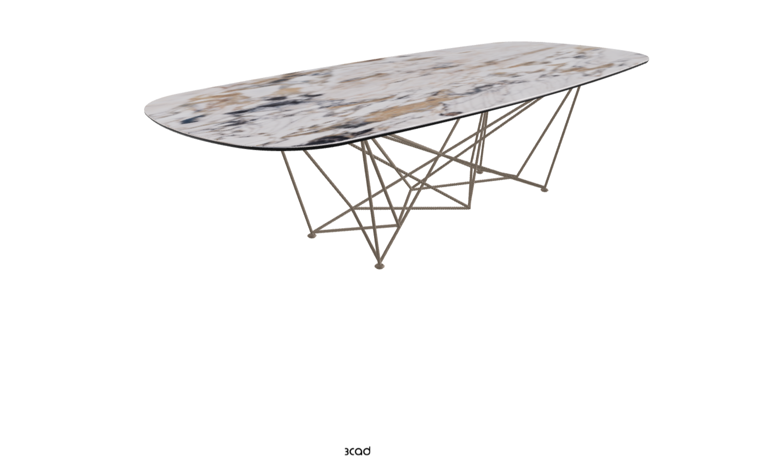 Cattelan Italia Gordon Keramik Barrel Shaped Dining Table
