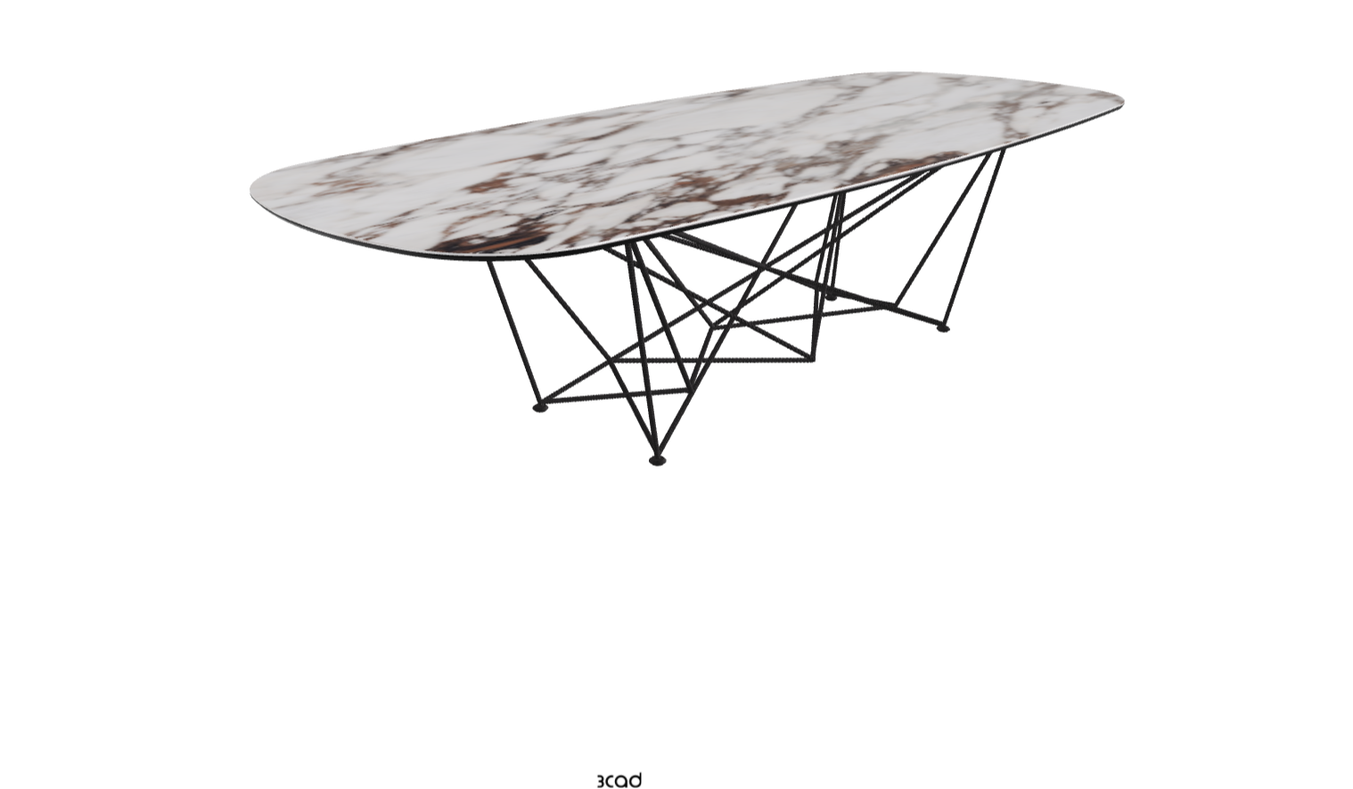 Cattelan Italia Gordon Keramik Barrel Shaped Dining Table