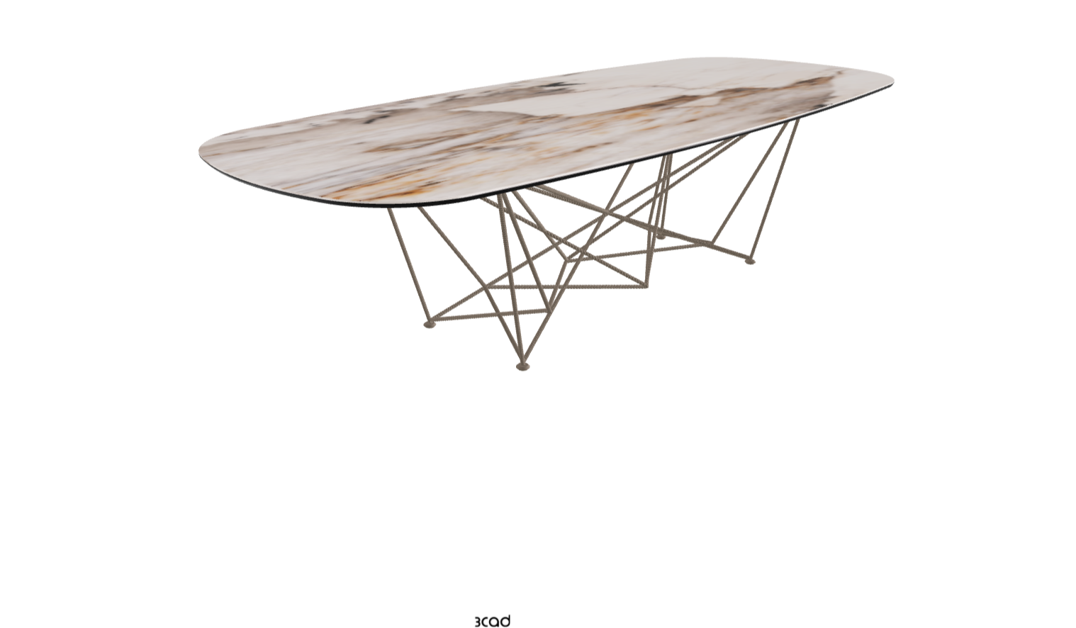 Cattelan Italia Gordon Keramik Barrel Shaped Dining Table