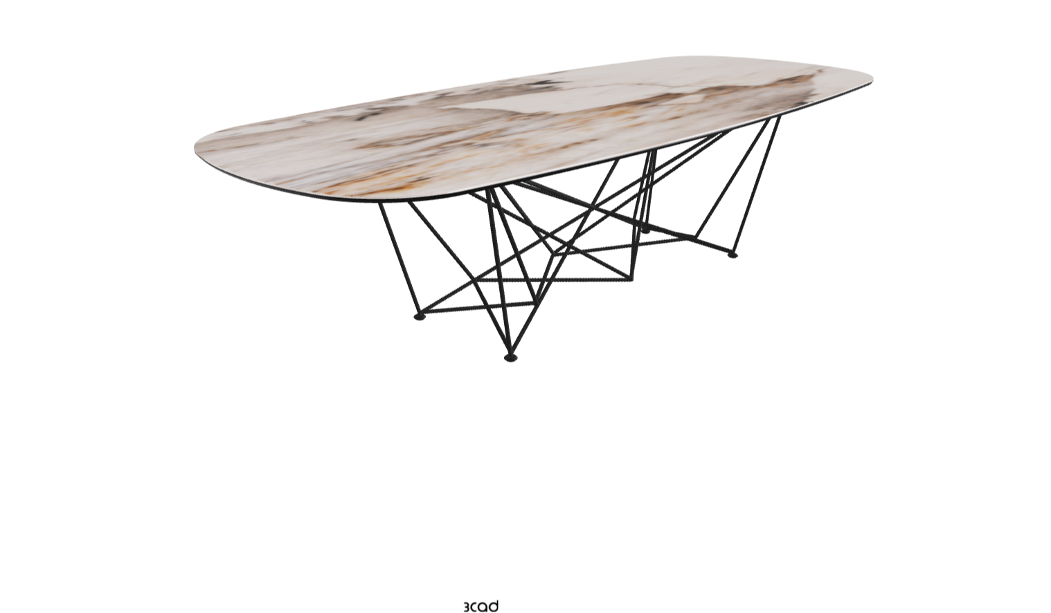 Cattelan Italia Gordon Keramik Barrel Shaped Dining Table