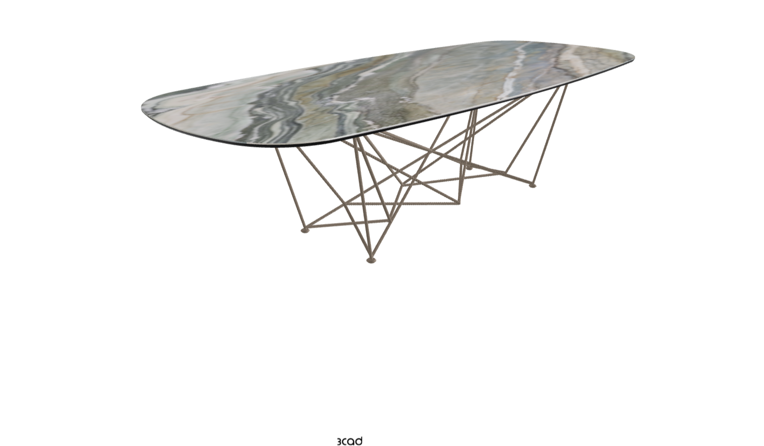 Cattelan Italia Gordon Keramik Barrel Shaped Dining Table