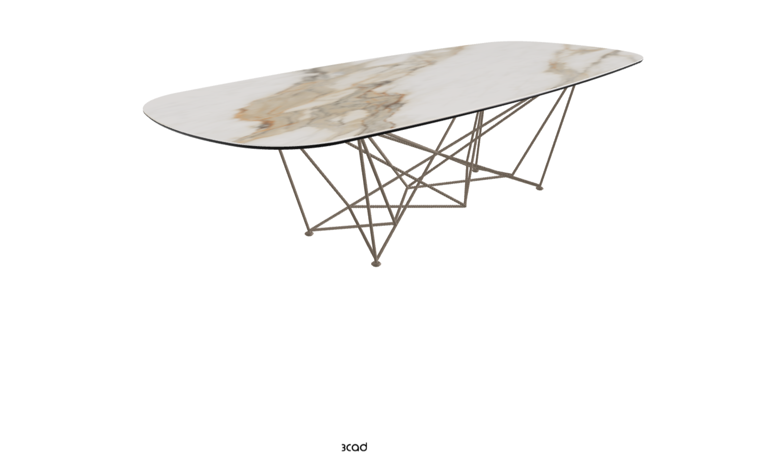Cattelan Italia Gordon Keramik Barrel Shaped Dining Table