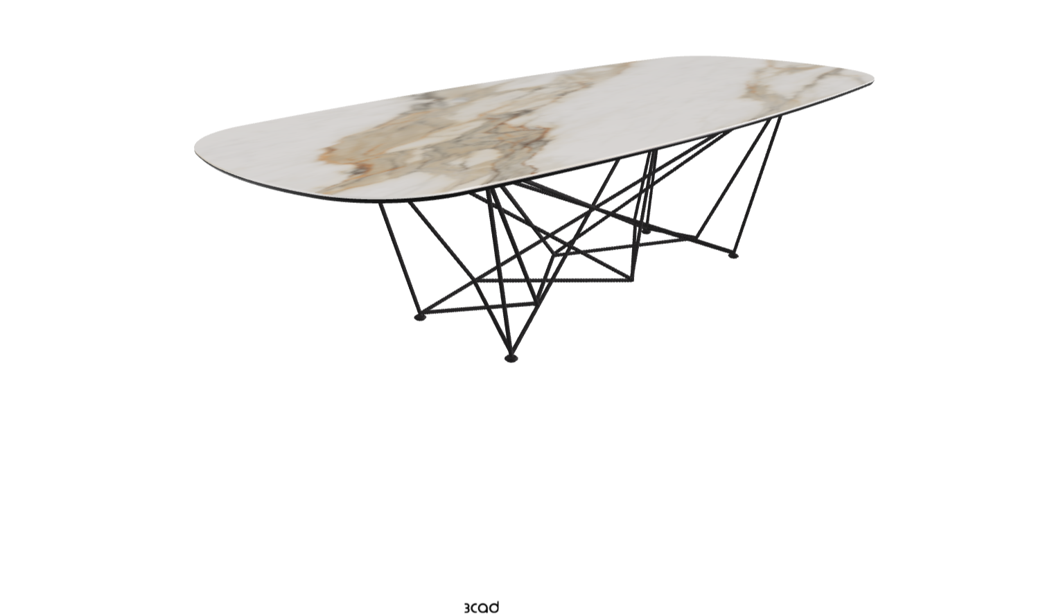 Cattelan Italia Gordon Keramik Barrel Shaped Dining Table